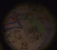 More graffiti depicting anti-semibot attitude with the art being signed by the Human Group.