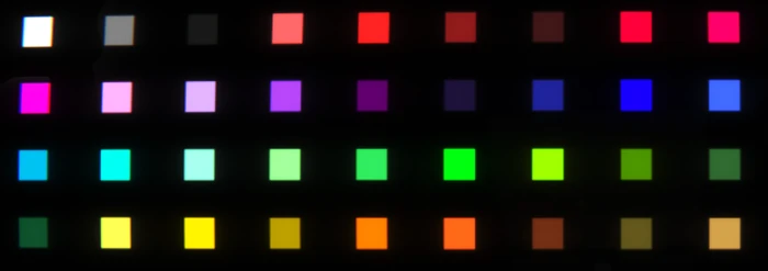 All 36 colours a player can choose.