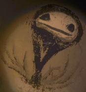 Another graffiti image depicting a badly drawn Robe.