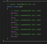 list of the scrapped names in the code