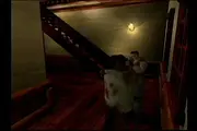 Скріншот ігроладу Resident Evil з фіксованим ракурсом камери.