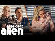 Asta & Deputy Baker Talk to the Families of the Deceased - Resident Alien (S2 E11) - SYFY