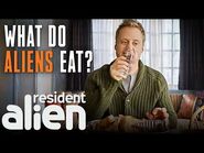 …Is He Eating Glass? - Resident Alien - SYFY