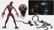 Licker diseño.jpg (298 kB) Artwork del Licker en Resident Evil 2