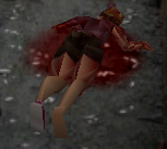 Her remains.