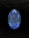Zafiro ovalado