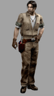 Resident evil outbreak david king artwork 3d model ingame