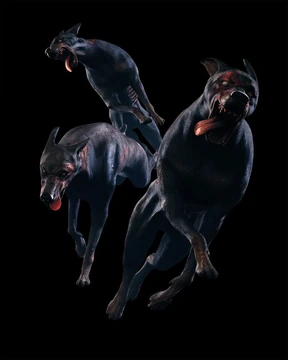 perro zombi residente malvado
