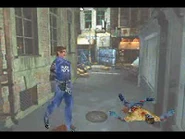 Re2-3.jpg (11 kB) Leon matando a un zombi