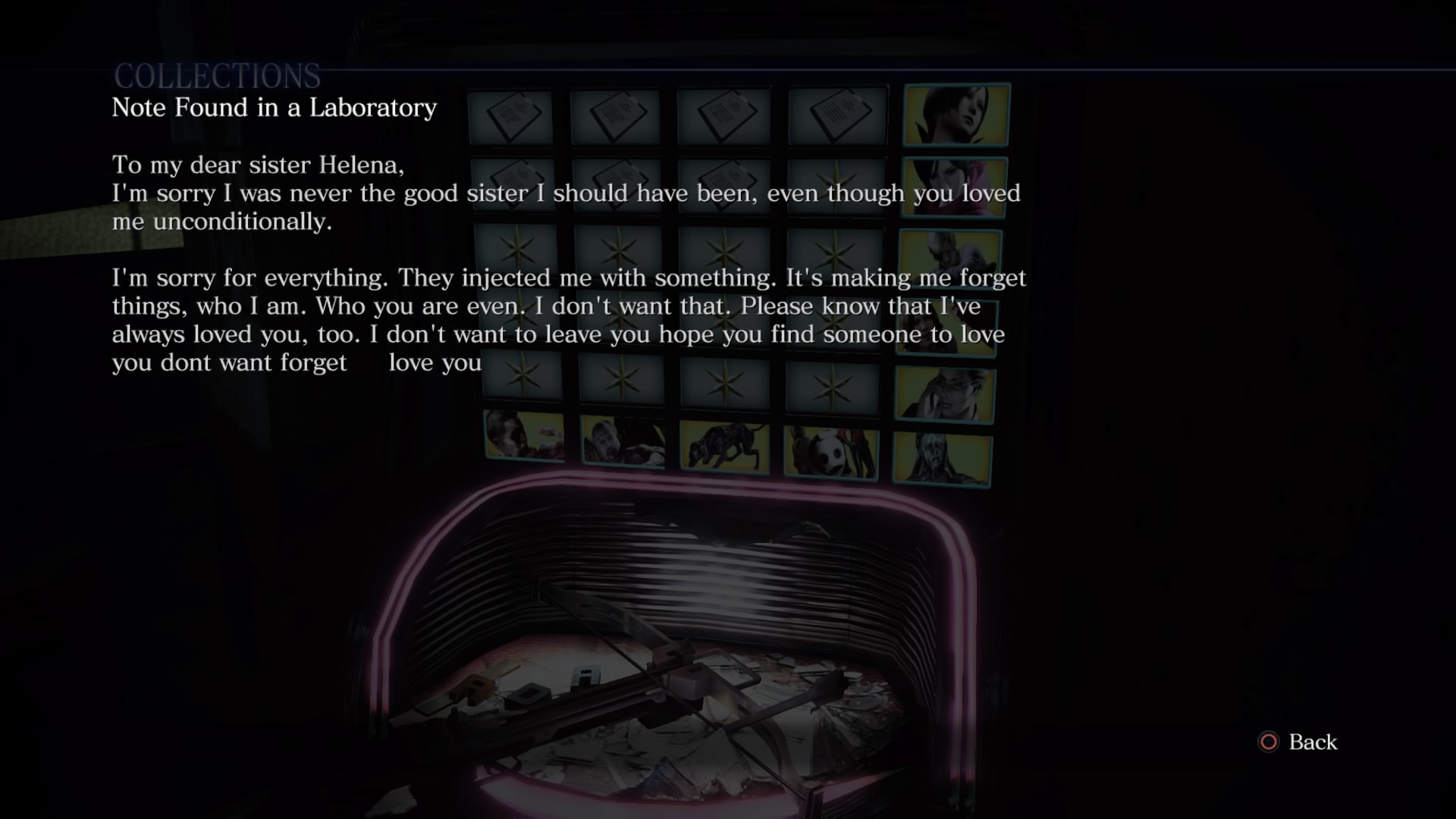 Note Found In A Laboratory Resident Evil Wiki Fandom