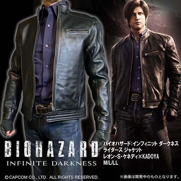Biohazard Infinite Darkness Riders Jacket Leon S. Kennedy x