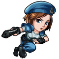 Jill in Street Fighter x All Capcom.