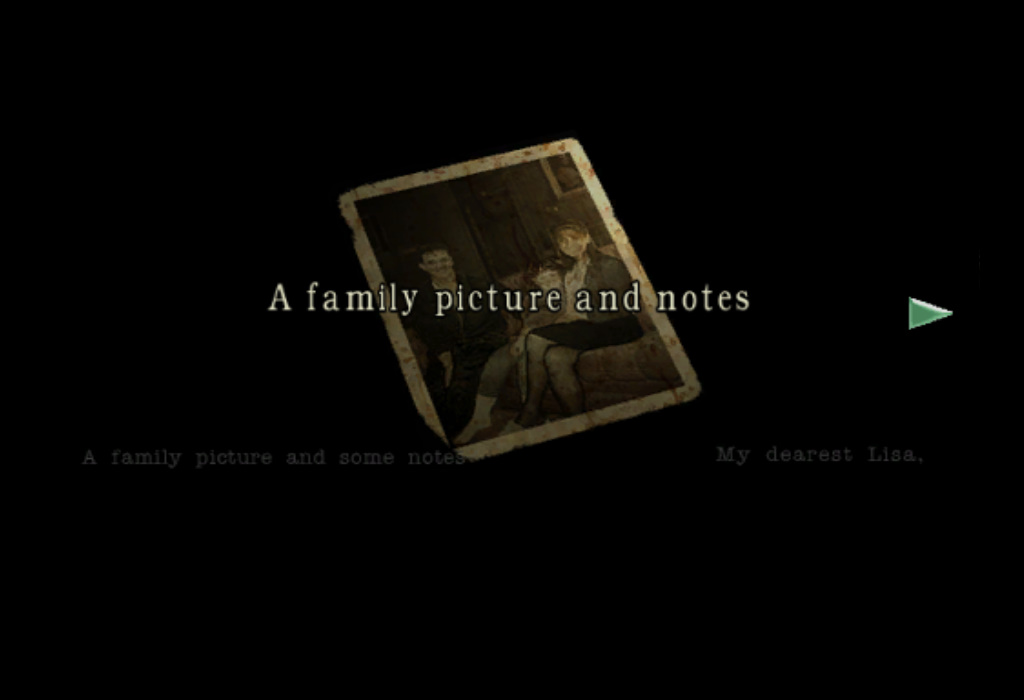 Family Picture Notes Resident Evil Wiki Fandom