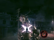 Shooting the massive parasite