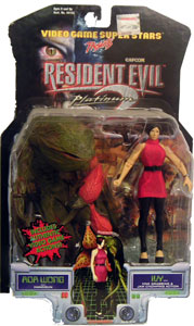 Resident Evil Ada Wong Ivy Claire Redfield & Zombie E Chris