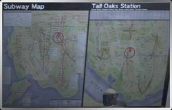 Tall Oaks subway map