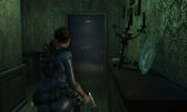 Jill searching through the halls.