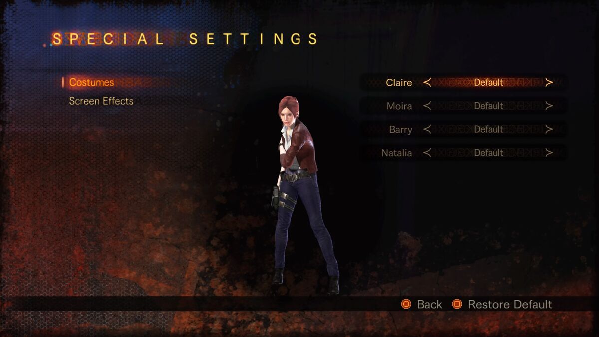 Claire looking great in RE: Verse with the Revelations 2 outfit