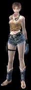 Rebecca's "Cowgirl" costume (render).
