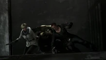 Jake and Sherry Birkin escape from .