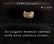 The Jewel Bangle being displayed at the "Item management" menu