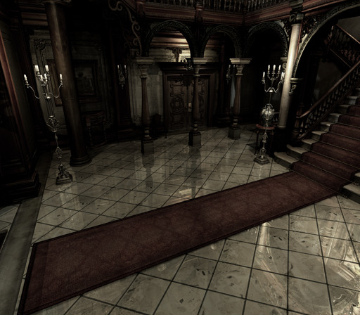 resident evil 1 main hall