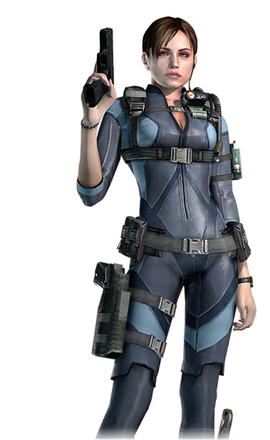 Jill Valentine in her Resident Evil Wetsuit