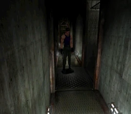 RE2 Control room accessway