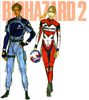 BIOHAZARD 1.5 concept artwork - Leon S Kennedy and Elza Walker CFC Style Fan-Book Vol 2 sketches