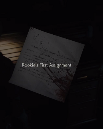 rookie s first assignment resident evil wiki fandom