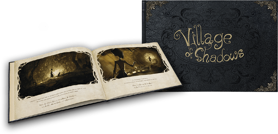 輝い book Art CAPCOM 「Village Shadows」絵本 of アート・デザイン