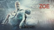 Main menu after completing the game