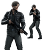 Official render of Leon S. Kennedy's "Leather Jacket" costume, based on his appearance from Resident Evil 6.