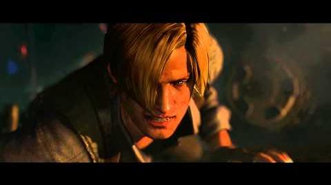 Resident Evil 6 all cutscenes - Zombie Wasteland (Leon's version)