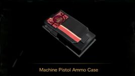 Machine pistol ammo case