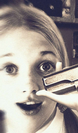Polly Burton in flashback