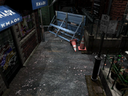 Resident Evil 3 background - Uptown - boulevard l1 - R1030B