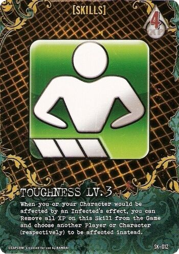 Mercenaries card - Toughness LV. 3 (SK-012)