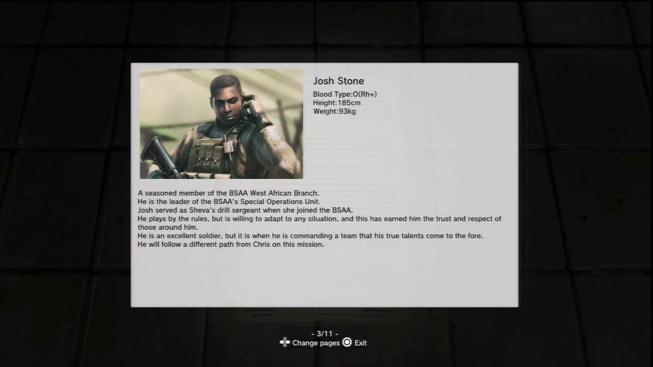 Josh Stone Resident Evil Wiki Fandom Josh Stone Resident Evil Wiki Fandom