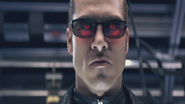 Wesker antes de que su avión estalle