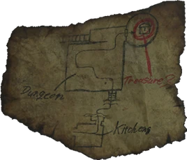 RE8 KeyItem Treasure Map