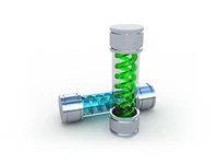 La cura (verde) junto al virus-T (azul)