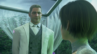 Glenn et Rebecca, pendant le simulacre de mariage.