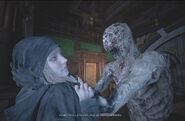 A Face Eater grabs Rose