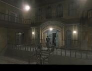 Main hall in the Desperate Times scenario in Outbreak File #2