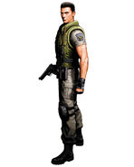 Chris' artwork in Resident Evil: Deadly Silence