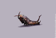 Artwork of the Baby moth from Resident Evil Outbreak File 2