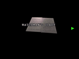 RE2 Watchman's diary 01