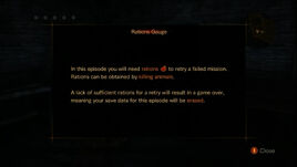 Rations Gauge