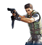 Chris BIOHAZARD Team Survivor render